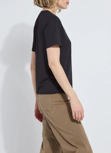 Perfect Box-Cut Tee - Black