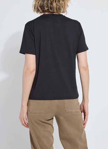 Perfect Box-Cut Tee - Black