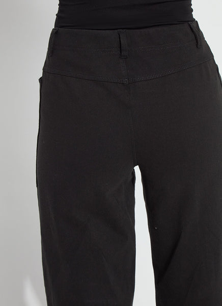 Penelope Curved Cuffed Denim - Black