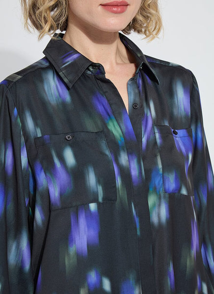 Aitana Blouse - Motion Blur Streak