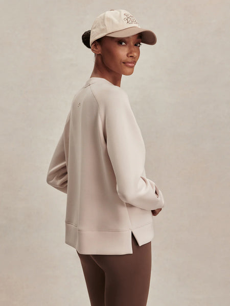 Zosia Crew Neck Midlayer - Silver Grey