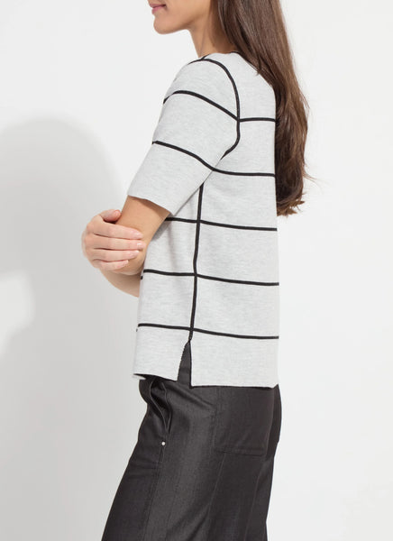 Odessa Reversible Knit Tee -  Warm Biscuit/Buttercream