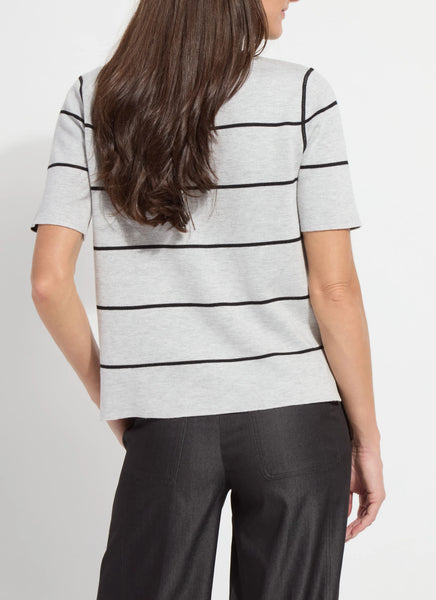 Odessa Reversible Knit Tee -  Warm Biscuit/Buttercream