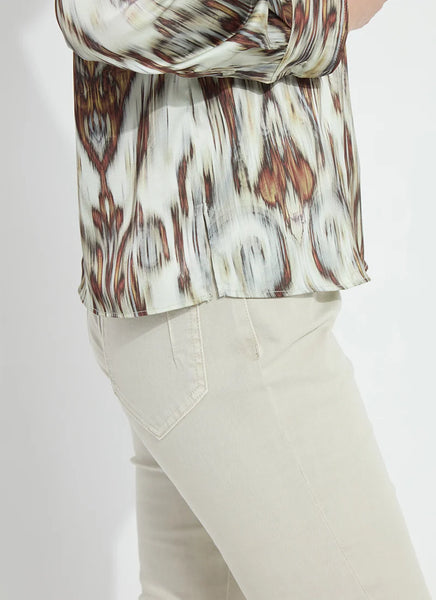 Tanni Crew Neck Blouse - Woodland Paisley