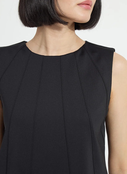Spencer Neoprene Shell Tank - Black