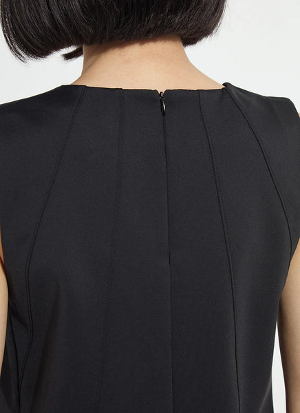 Spencer Neoprene Shell Tank - Black