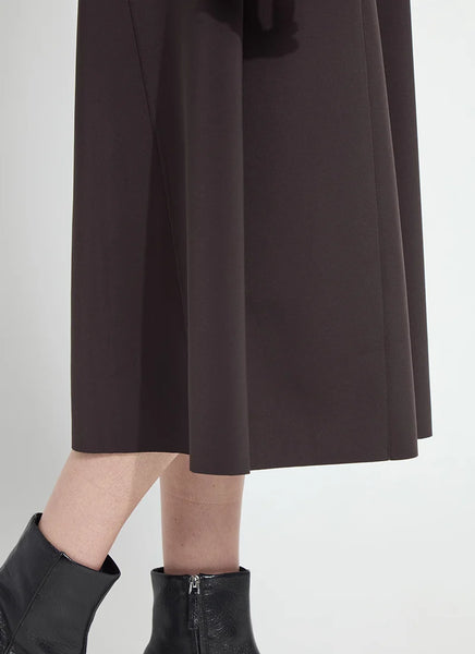 Maurelle Neoprene Seamed Dress - Double Espresso