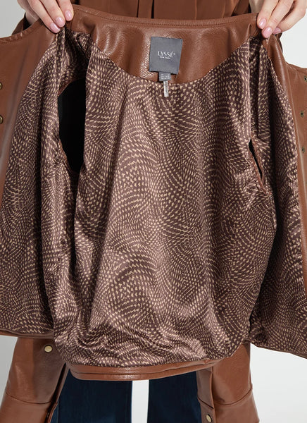 Luanne Studded Vegan Leather Jacket - Harness
