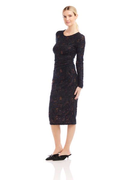 Carolina Dress - Black/Brown