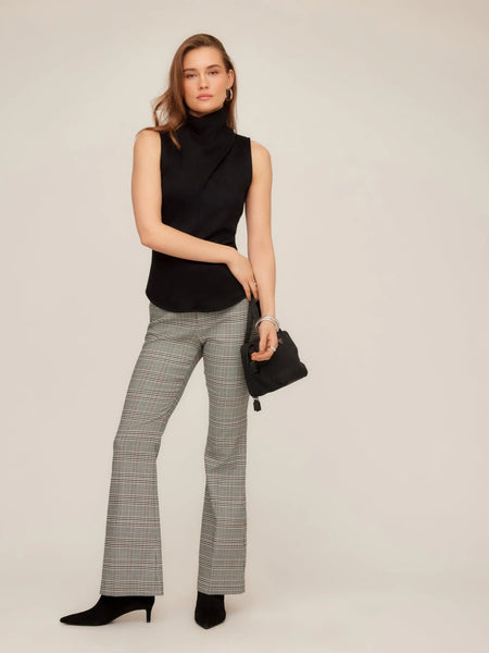 Abbey Turtleneck Tank - Black