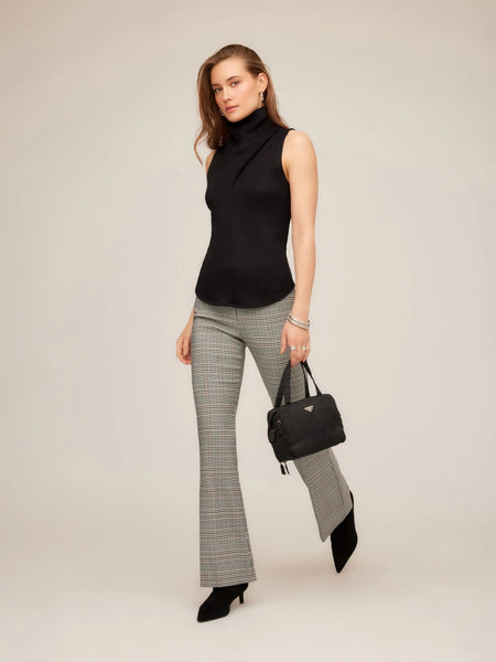 Abbey Turtleneck Tank - Black