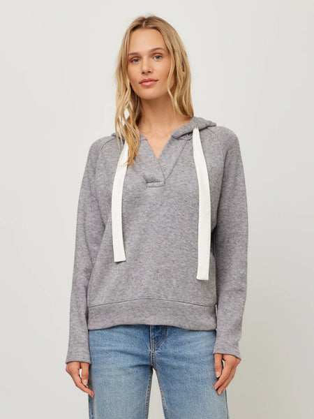Dania Contrast Hoodie - Gray