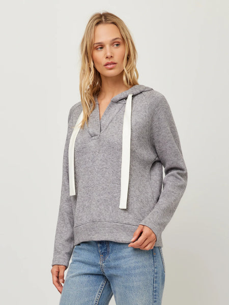 Dania Contrast Hoodie - Gray
