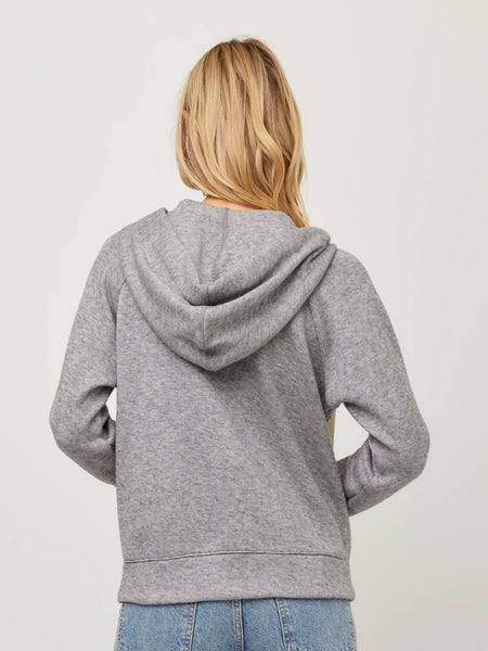 Dania Contrast Hoodie - Gray