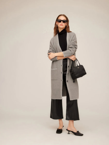 Ariel Sweater Cardigan - Gray