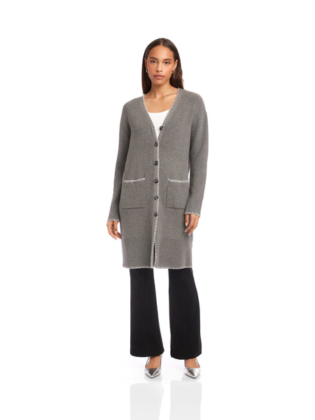 Ariel Sweater Cardigan - Gray