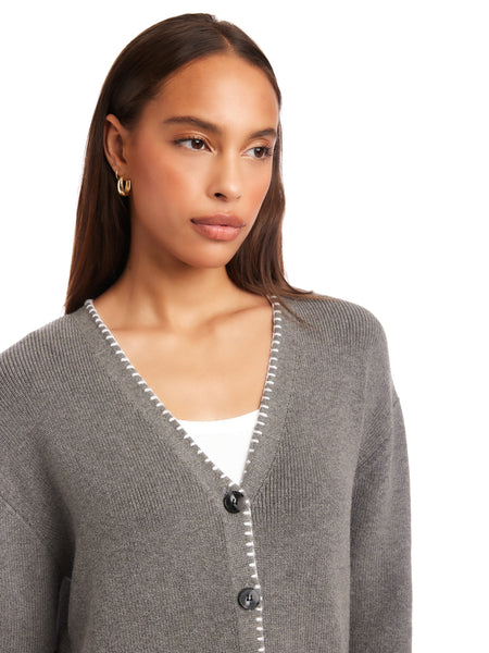 Ariel Sweater Cardigan - Gray