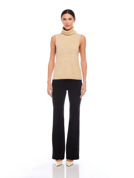 Kelli Turtleneck Sweater Tank - Oatmeal