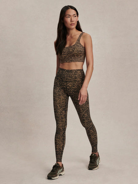 Freesoft High Rise Legging 25" - Prairie Sand Cheetah