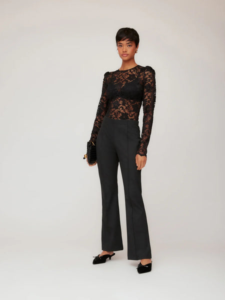 Maylani Lace Top - Black