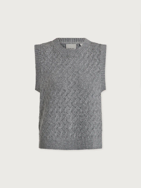 Hazen Knit Tank - Grey Melange