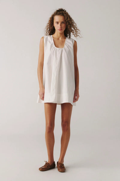 Meadowline Poplin Dress - Optic