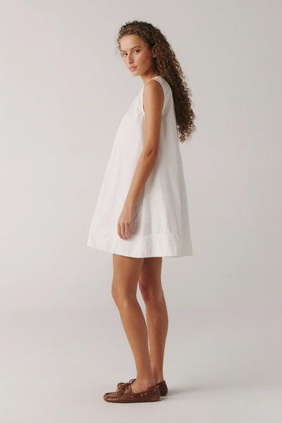 Meadowline Poplin Dress - Optic