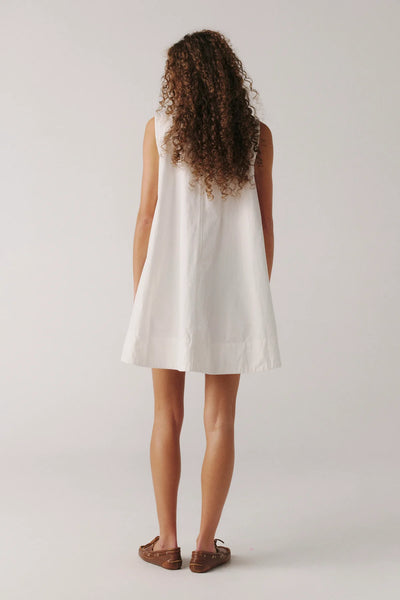 Meadowline Poplin Dress - Optic