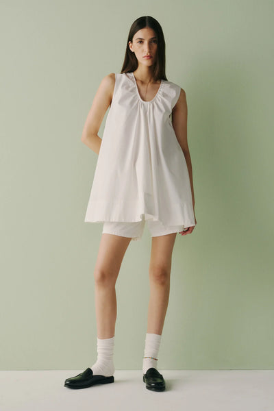 Meadowline Poplin Dress - Optic