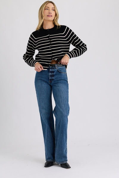 Hannah Cardigan - Black Combo