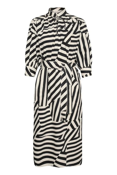 Ena Dress - Deconstructed Stripe