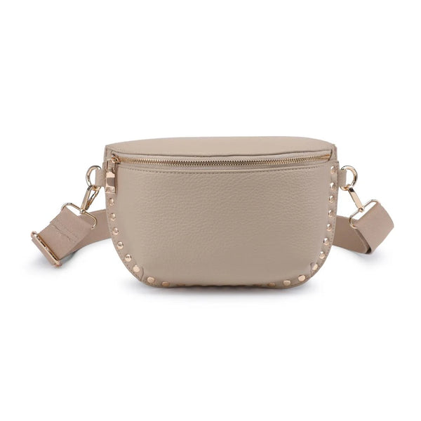 Gizelle Belt Crossbody Bag - Natural