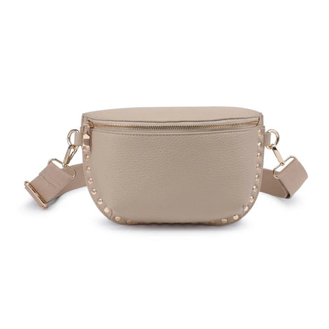 Gizelle Belt Crossbody Bag - Natural
