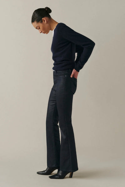 Austin Stretch Bootcut Jeans - Coated Knight