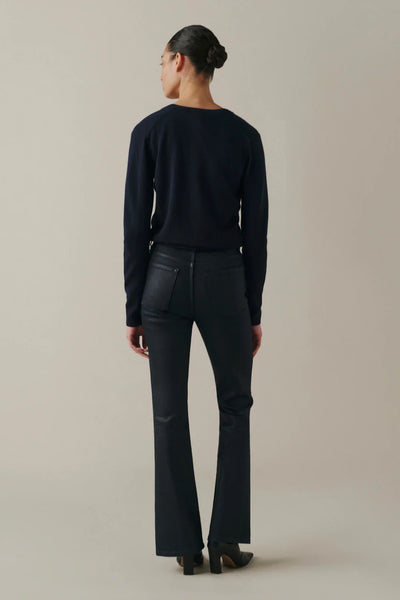 Austin Stretch Bootcut Jeans - Coated Knight