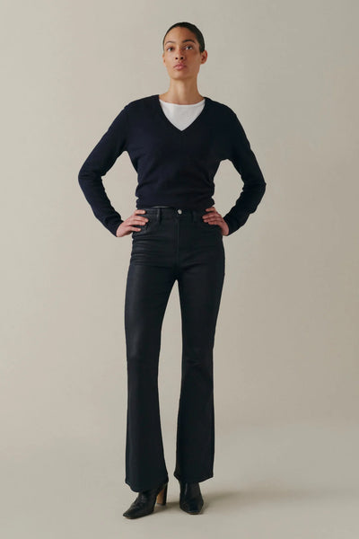 Austin Stretch Bootcut Jeans - Coated Knight