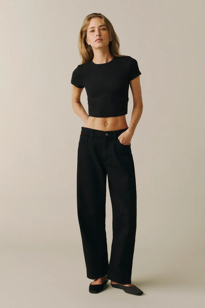 BNA Soft Curve Barrel Jeans - Girls Night