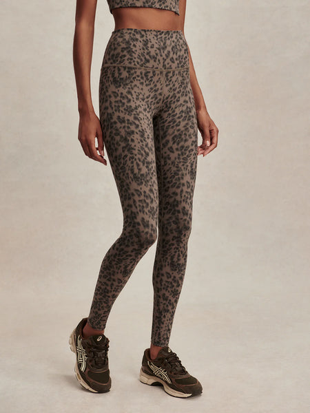 Freesoft High Rise Legging 25" - Brown Cheetah