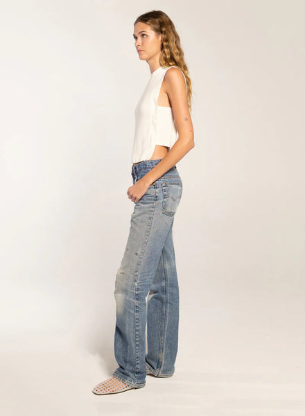 Mason Open Side Top - Parchment