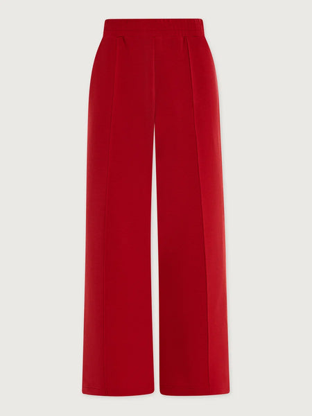 The Wide Leg Pant 30" - Red Marl