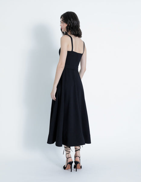 Sawyer Midi Dress - Black