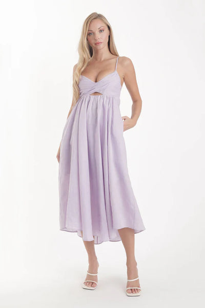Mora Solid Dress - Lavender