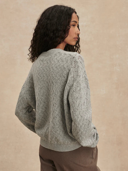 Hossler Knit Cardigan - Grey Melange
