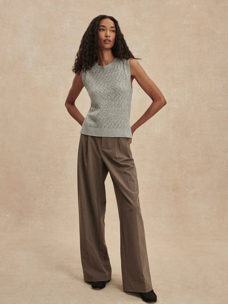 Hazen Knit Tank - Grey Melange