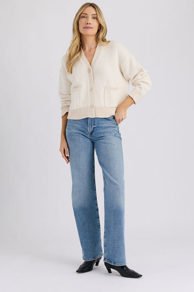Nyssa Cardigan - Cream Combo