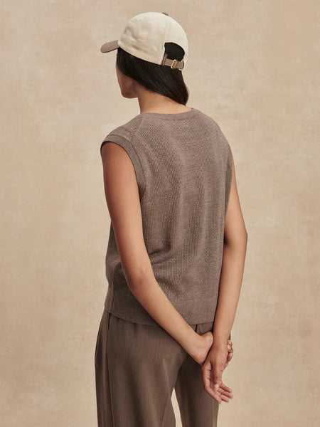 Frankie Knit Top - Cinder Marl