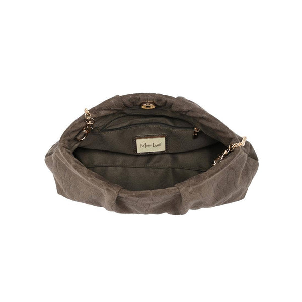 Elva Croco Clutch - Olive