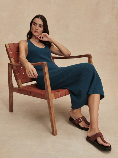Mikel Knit Dress Heron Dress - Heron Blue