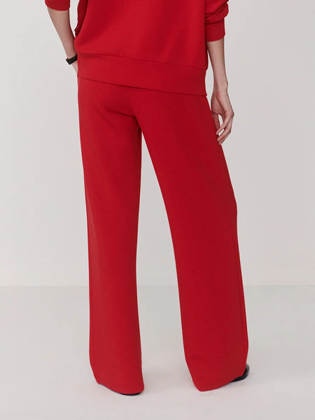 The Wide Leg Pant 30" - Red Marl