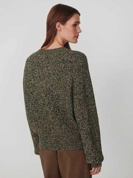 Patricia Knit Cardigan - Ponderosa Pine Fleck